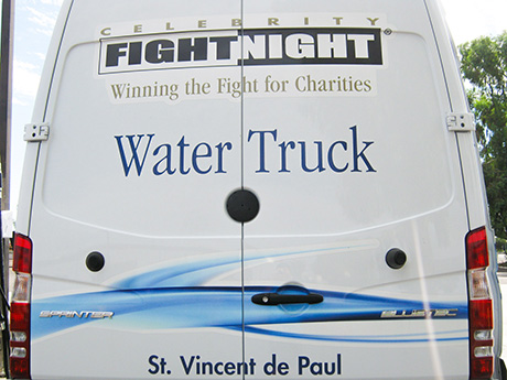 Celebrity Fight Night Water Truck