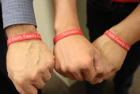 Faith, Family, Food bracelets