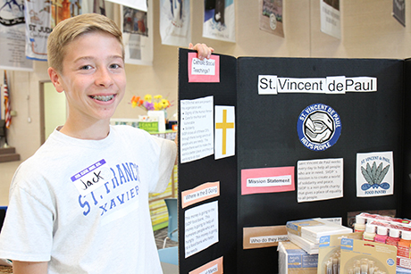 St. Francis Xavier student Jack Mills