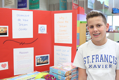 St. Francis Xavier student Jack Sorensen