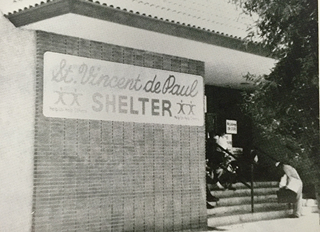 St. Vincent de Paul homeless shelter in 1984.