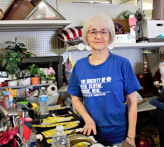 Surprise Thrift Store volunteer Jean Butler