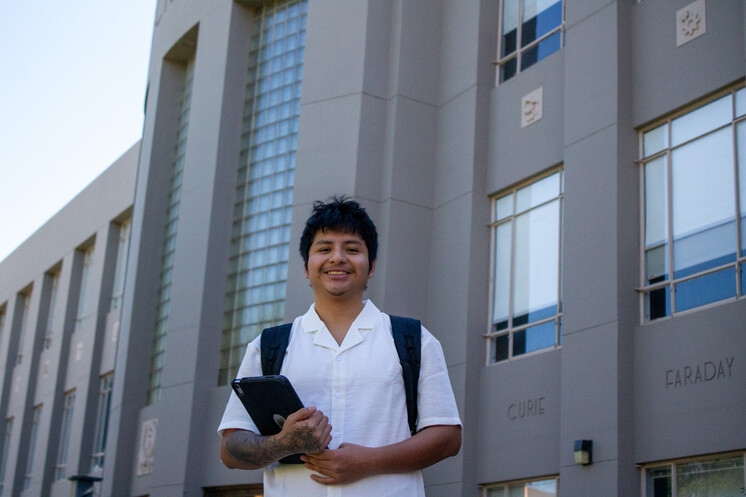 Jesse Lopez Martin at the ASU Tempe campus 