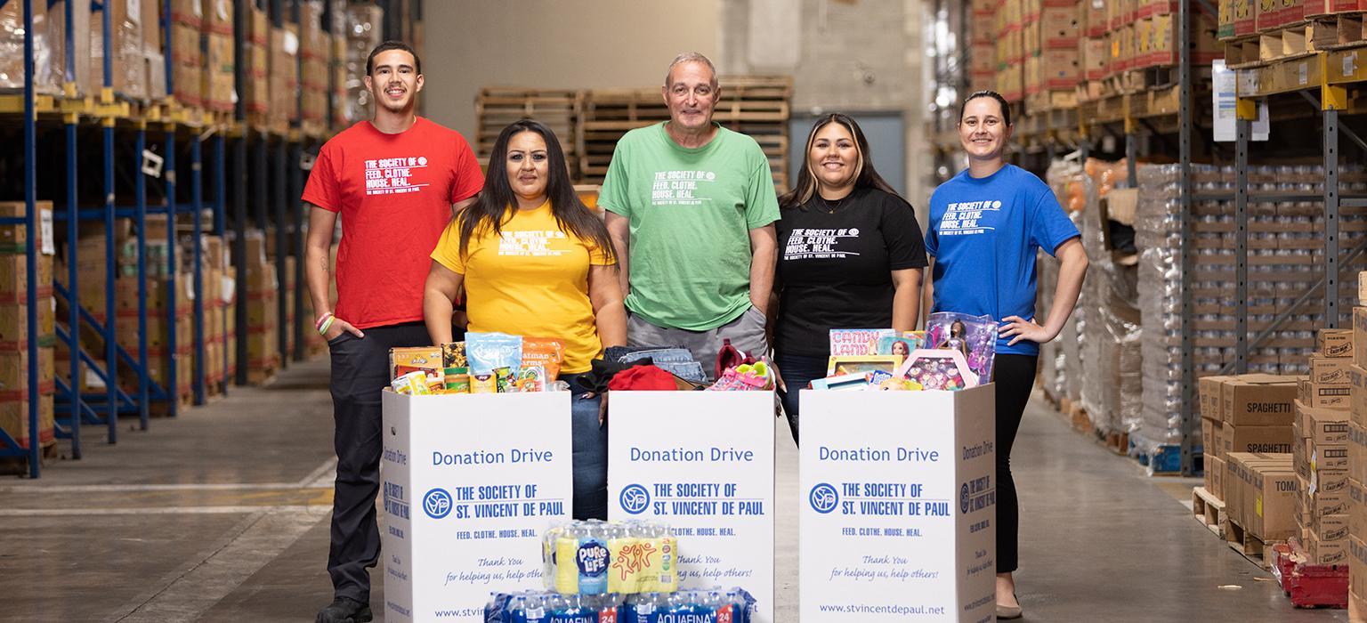 St. Vincent de Paul feeds, clothes, houses and heals