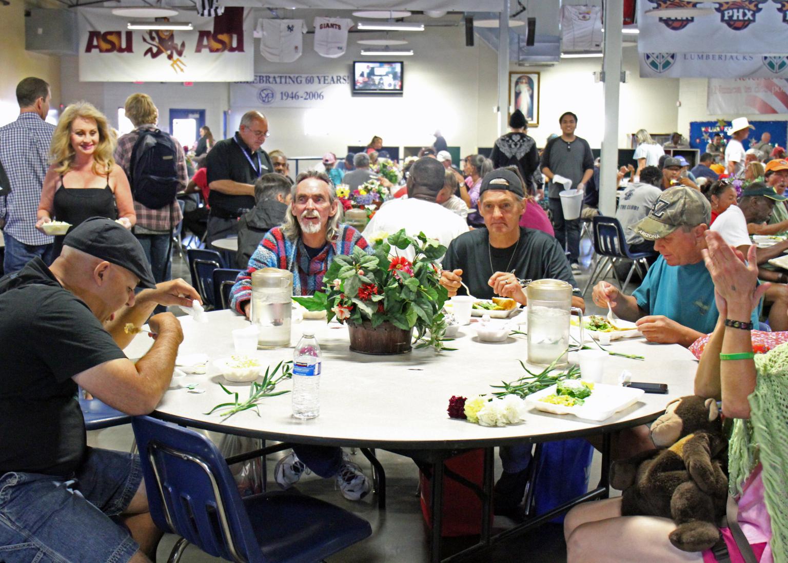 Easter at SVdP's Phoenix Dining Room on the Human Services Campus Easter at SVdP's Phoenix Dining Room on the Human Services Campus
