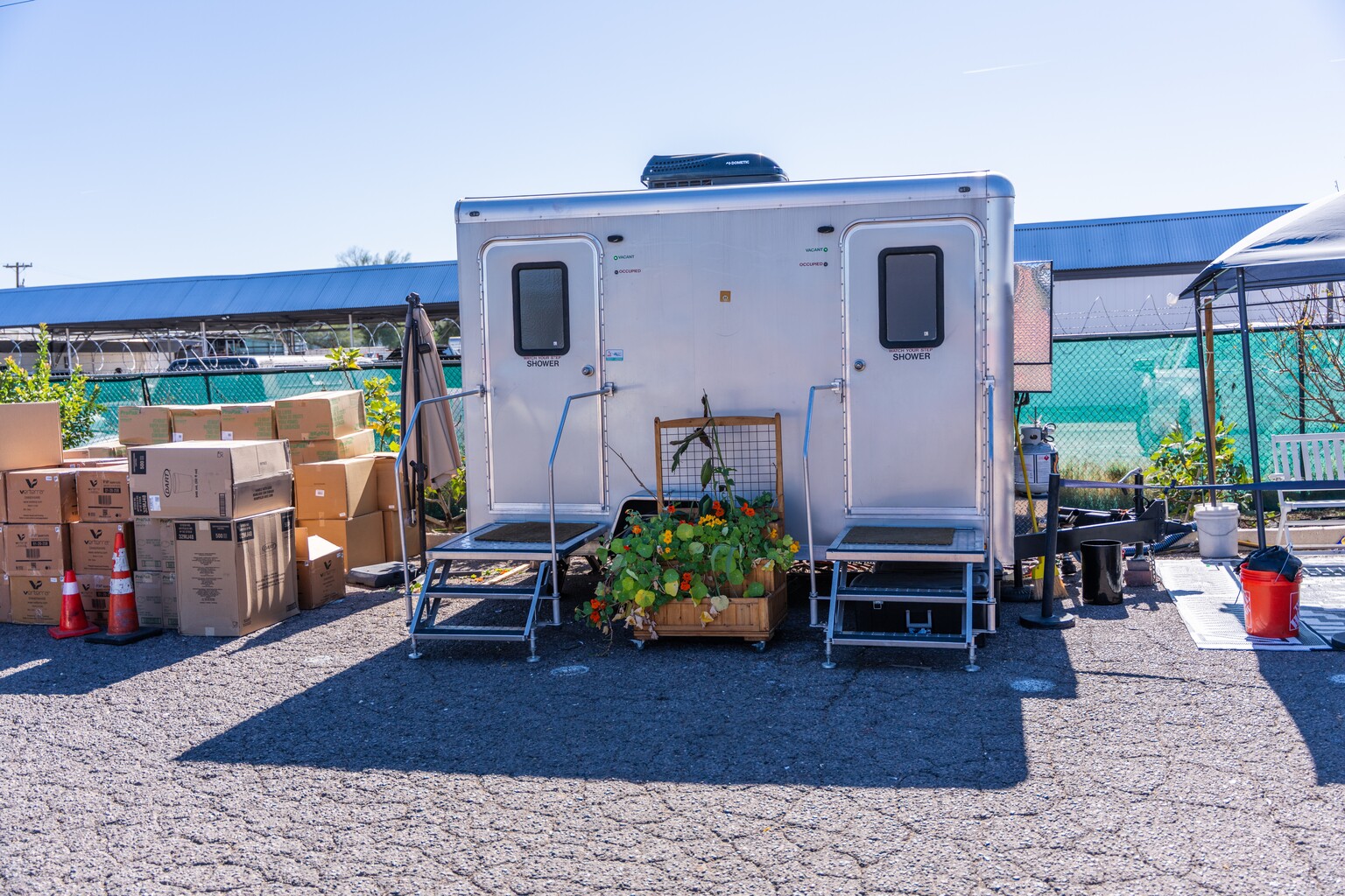 Mesa Dining Room shower trailer 