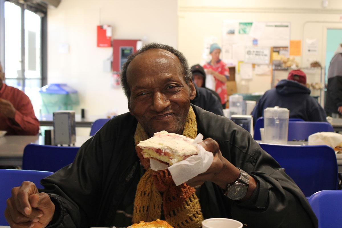 Duane Carter, a guest of SVdP's Mesa Dining Room Duane Carter, a guest of SVdP's Mesa Dining Room