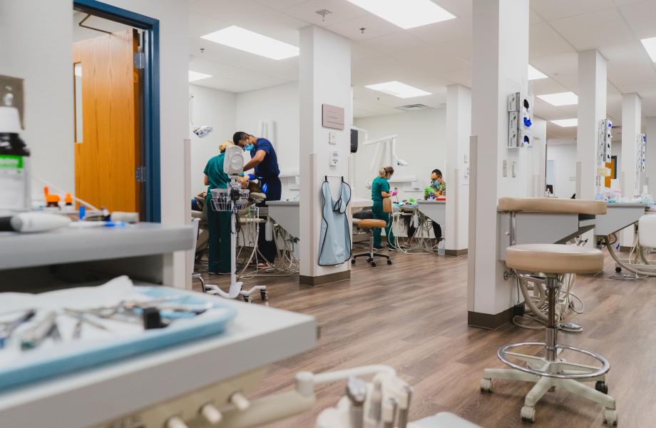 Interior of the St. Vincent de Paul Dental Clinic