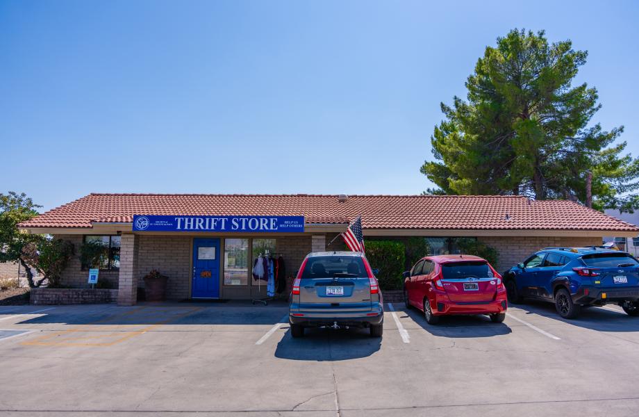 prescott-thrift Exterior of Prescott Thrift Store