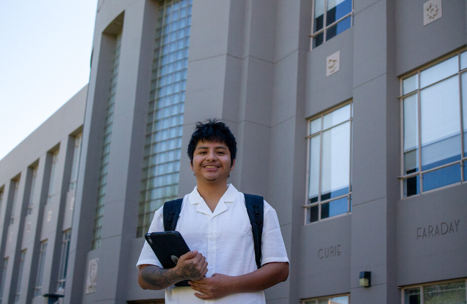 Jesse Lopez Martin at the ASU Tempe campus 