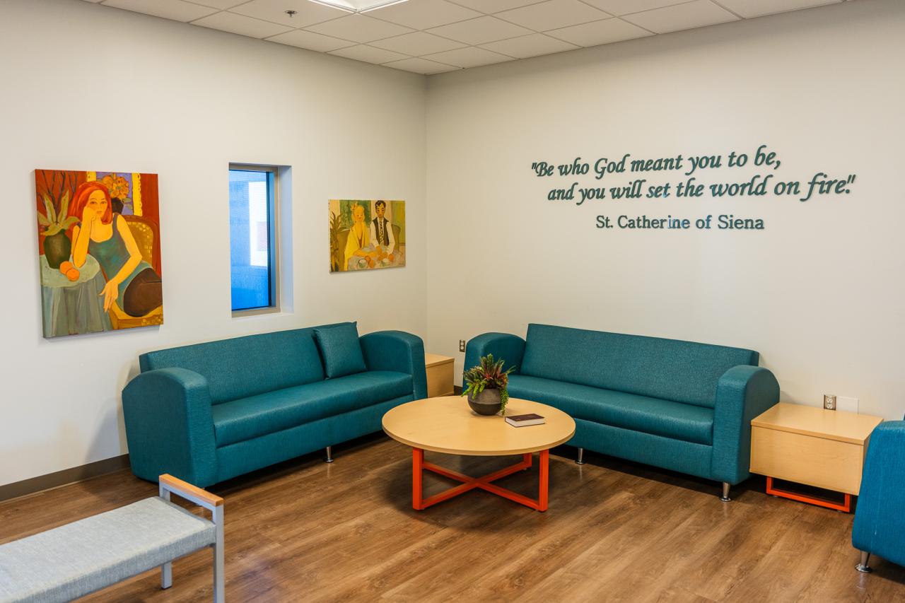 Some paintings donated by Susan, Judy, and Betsy.