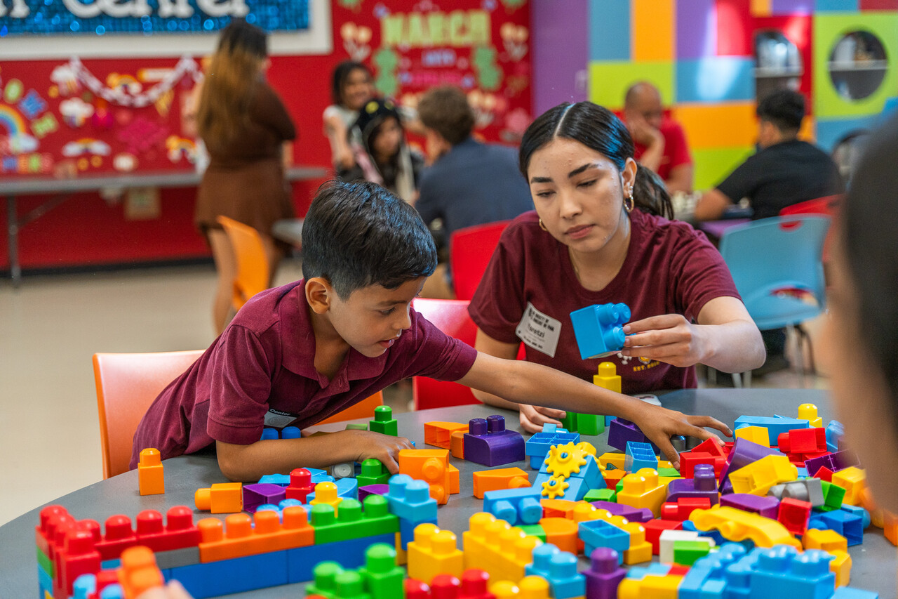 Yoel with his tutors 