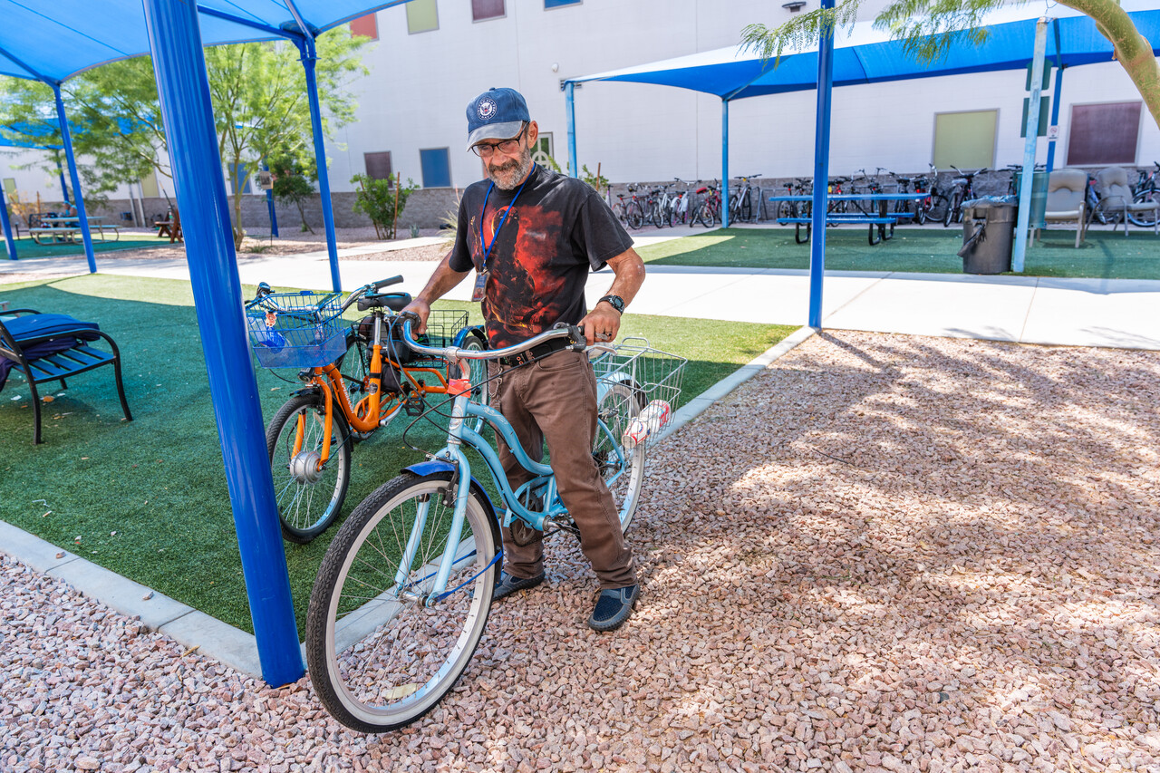 Rick and his bike